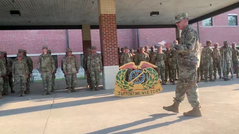 1SG speak on graduation day for Vikings