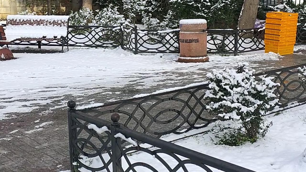 Istanbul beautiful weather after Snow falling