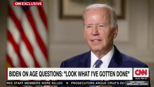 Biden Responds to Critics of Age: "Look at What I've Gotten Done"