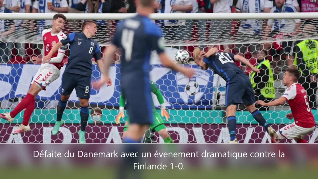 Danemark Finlande Cristian Eriksen nous a fais peur
