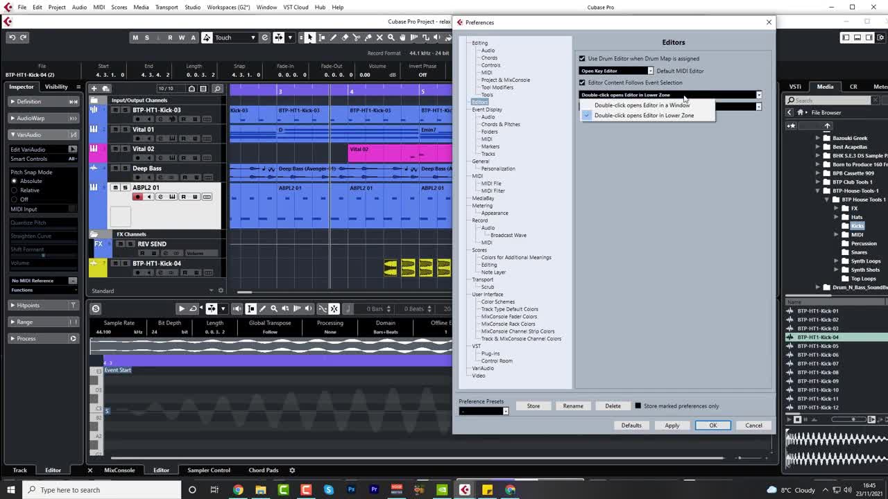 Cubase Preferences - Do You Need To Change Any
