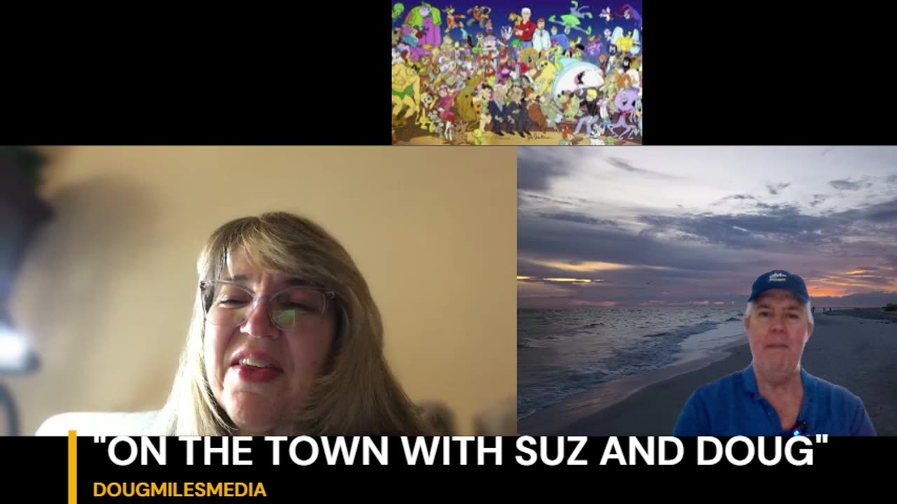 "ON THE TOWN WITH SUZ AND DOUG" REMEMBER SATURDAY MORNING CARTOONS