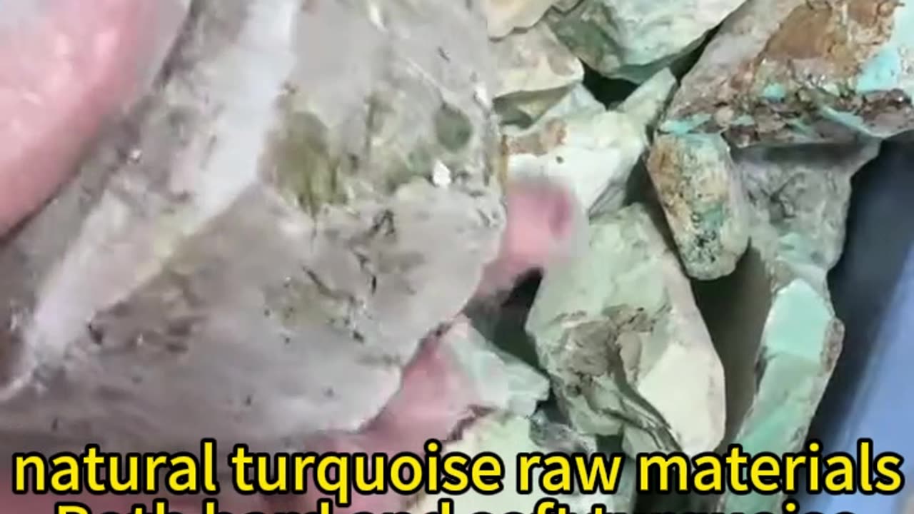 20250204-05 Batch long-term acquisition of natural turquoise raw materials, Both hard and soft
