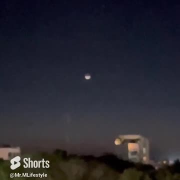 Crescent Moon In Playa Del Carmen