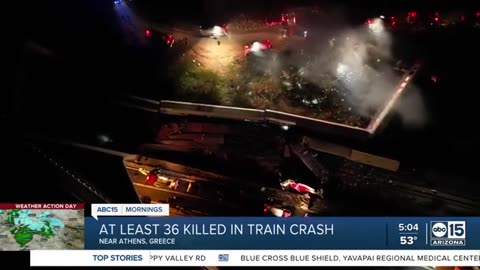 Greece train collision: At least 36 dead, 80+ injured