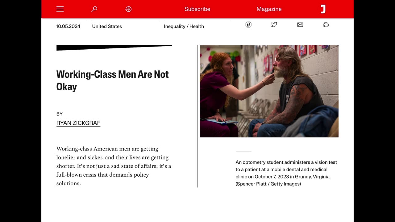 r/MensLib | Working-Class Men Are Not Okay: "Working-class American men are getting lonelier…”