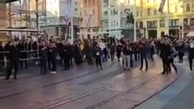 Zagreb HR: Freedom Protests 11/27/2021