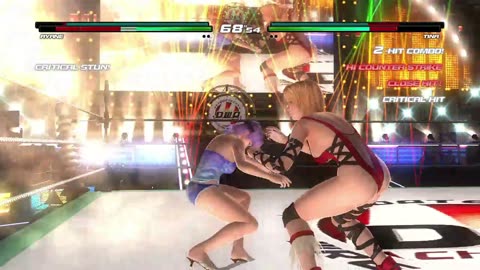 Kasumi + Ayane vs Tina + Christe