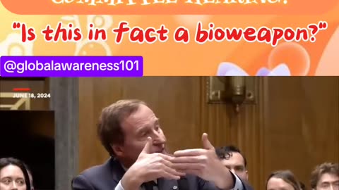 Senator Marshall (R-KS) questioned Dr Quay about origins of covid19