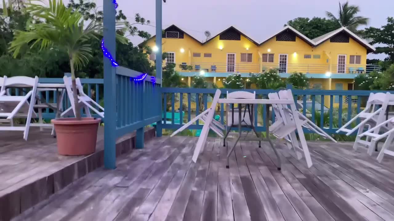 Flyer’s Deck Restaurant in Crown Point, Tobago .
