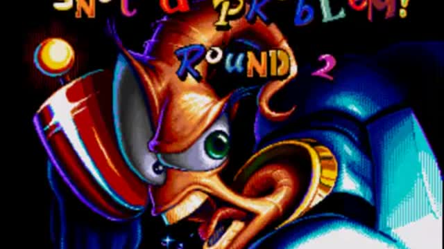 [Sega Genesis] - Earthworm Jim - Level 4 - Snot a Problem!_Cut