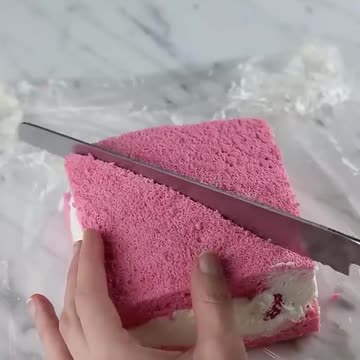Strawberry sandwiches/ Pink Fruit