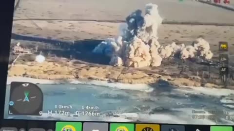 Video from the Ukrainian side.