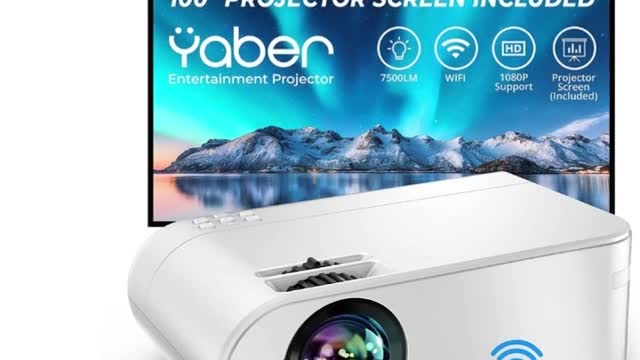 Best YABER V2 WiFi 8000L Mini Projector | Ziaqamer