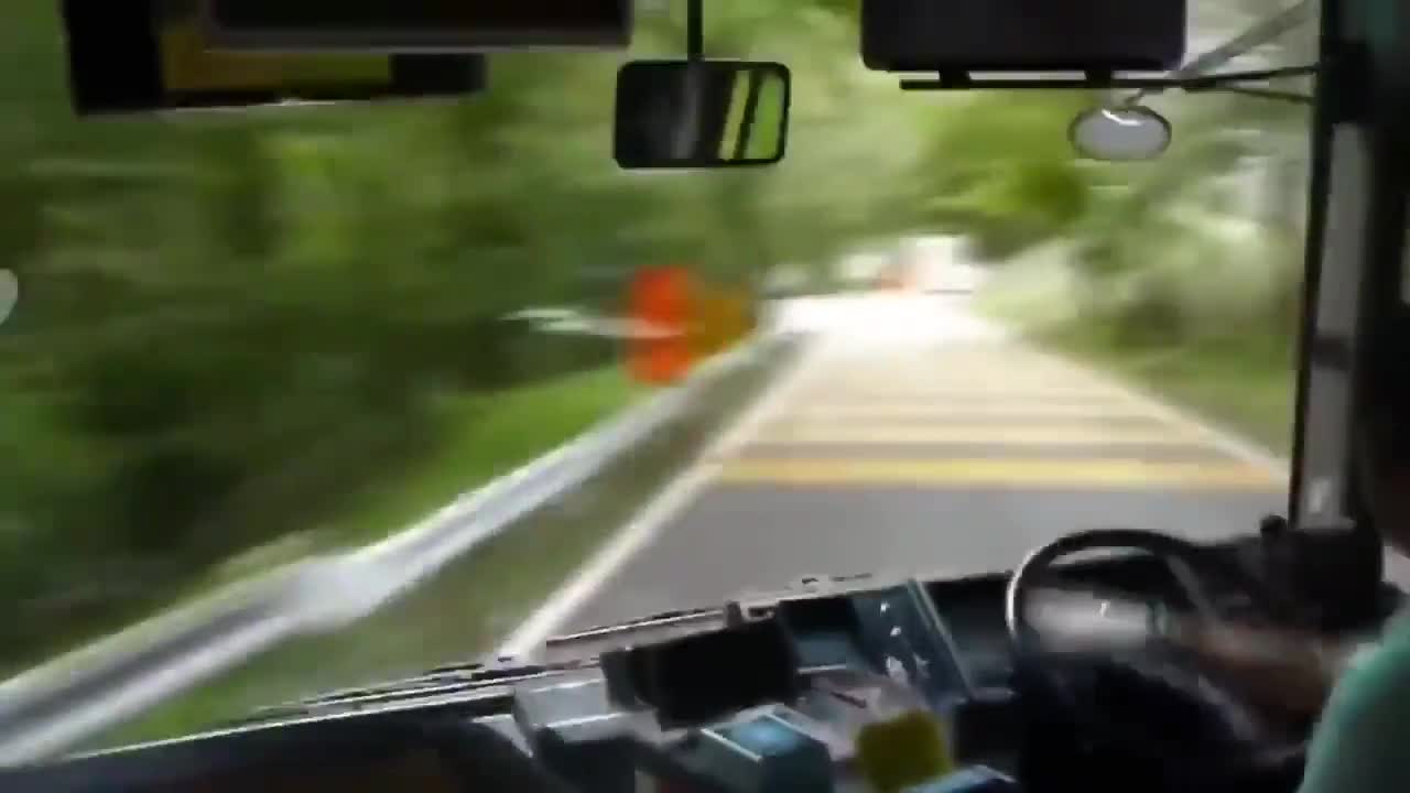 Bus driver has no chill