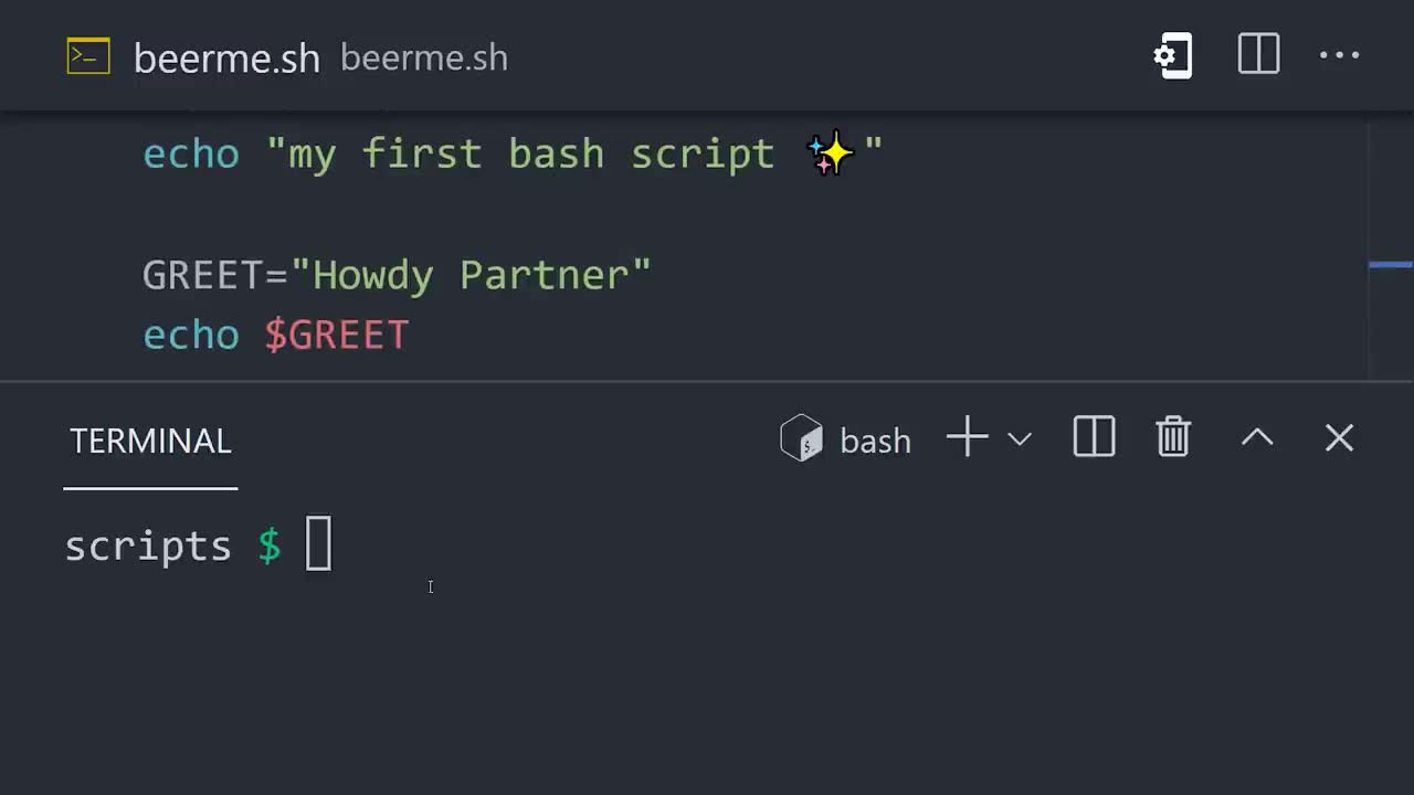 Bash in 100 Seconds