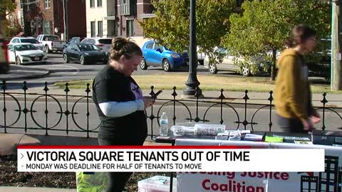 Move-out deadline comes and goes for Victoria Square residents