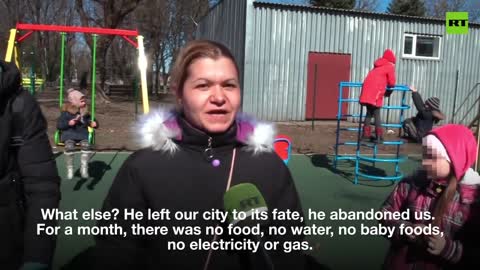 Mariupol residents: the Mayor neglected us for 8 years and then flew like a rat. Azov were shooting civilians, shooting kids