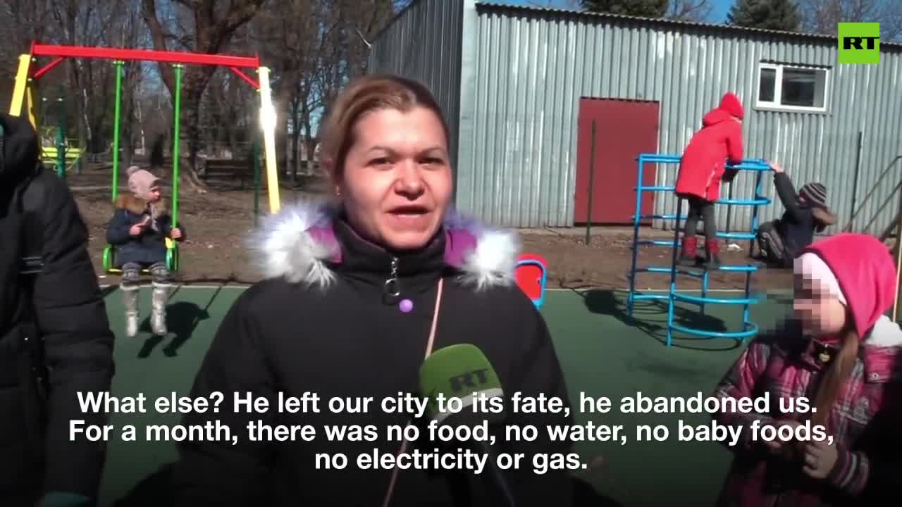 Mariupol residents: the Mayor neglected us for 8 years and then flew like a rat. Azov were shooting civilians, shooting kids