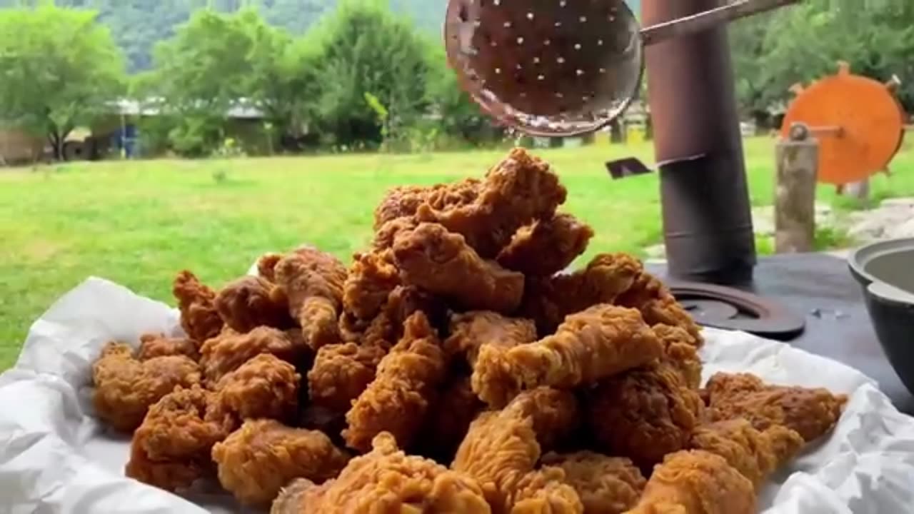 The_Village_Has_Its_Own_Best_KFC!_Crispy_Chicken_Legs_For_All_Children