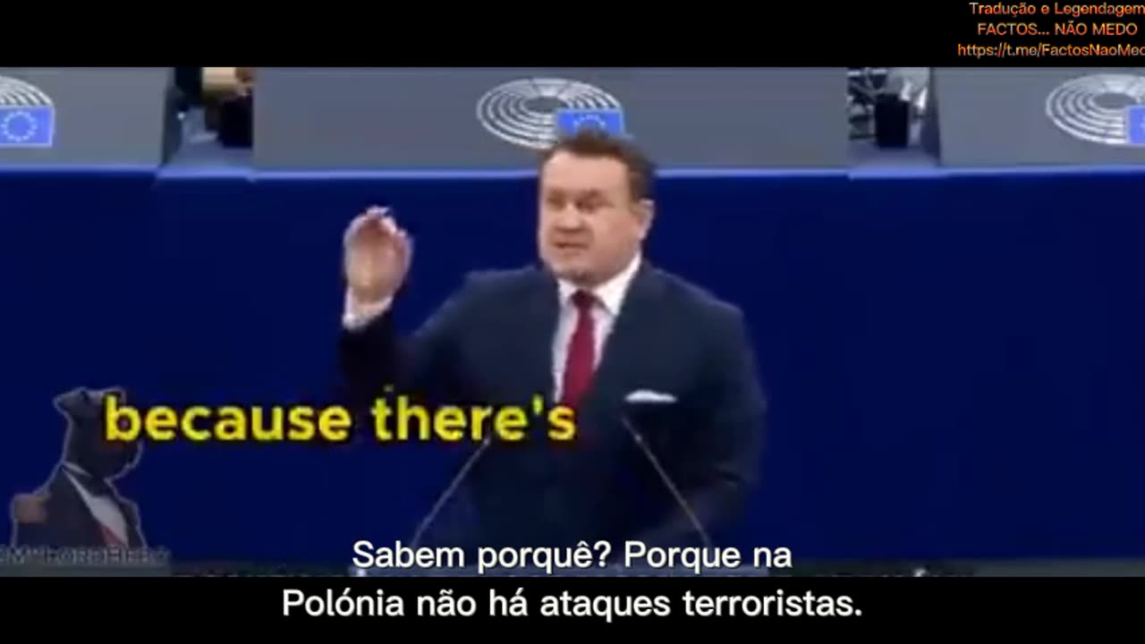 🔥📢DEPUTADO POLACO: NÃO NOS ENSINEM DEMOCRACIA. APRENDAM COM A POLÓNIA🔥📢