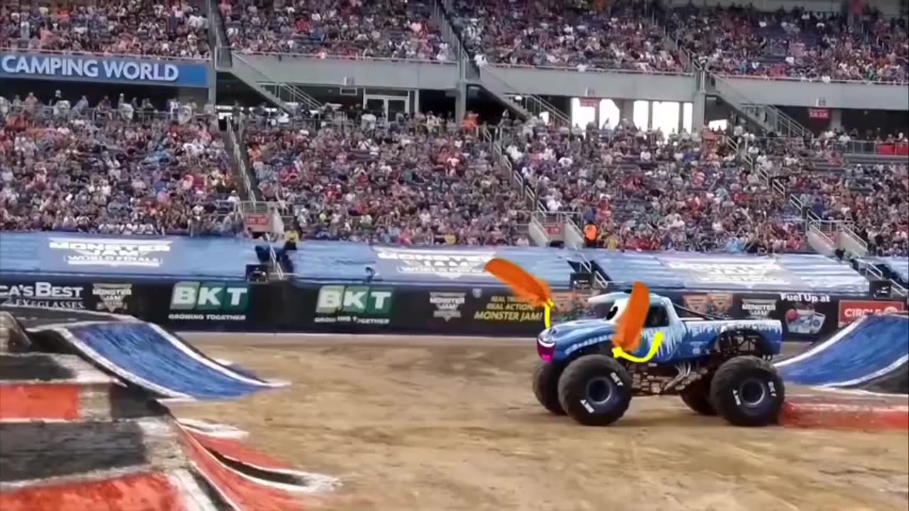 Crazy Monster Truck Freestyle Moments _ Monster Jam highlights 2020 _ Woa Doodles Funny Videos