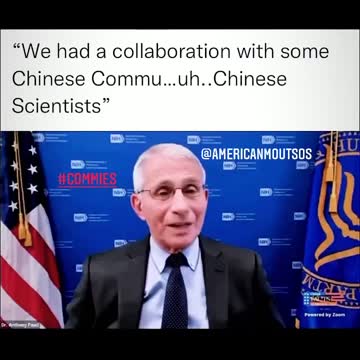 Fauci Collaborates with Chinese Commu....Opps