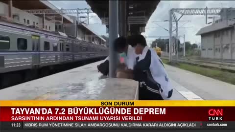 Tayvan'da 7.2 büyüklüğünde deprem meydana geldi