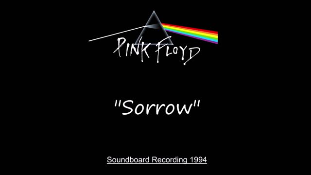 Pink Floyd - Sorrow (Live in Torino, Italy 1994) Soundboard