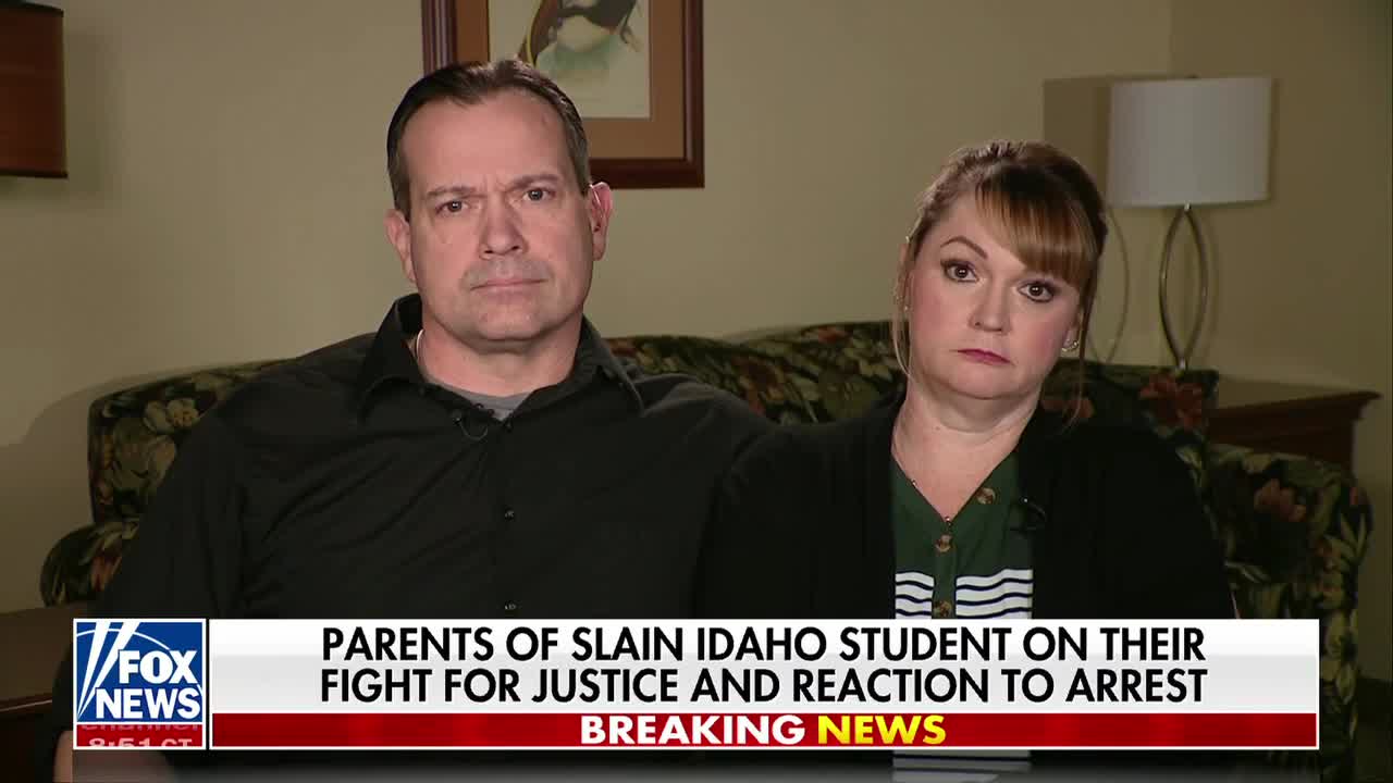 Parents of slain Idaho student react to arrest of Bryan Kohberger