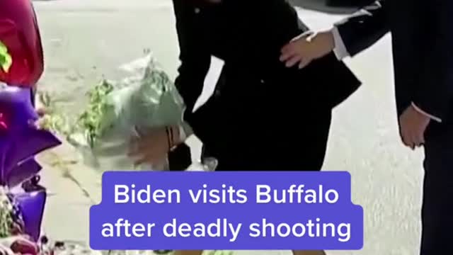 Biden visits Buffalo after deadly shooting