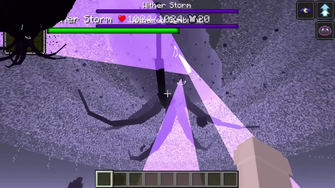 all Herobrine creepypasta mobs vs Wither Storm 7 STAGE in minecraft6