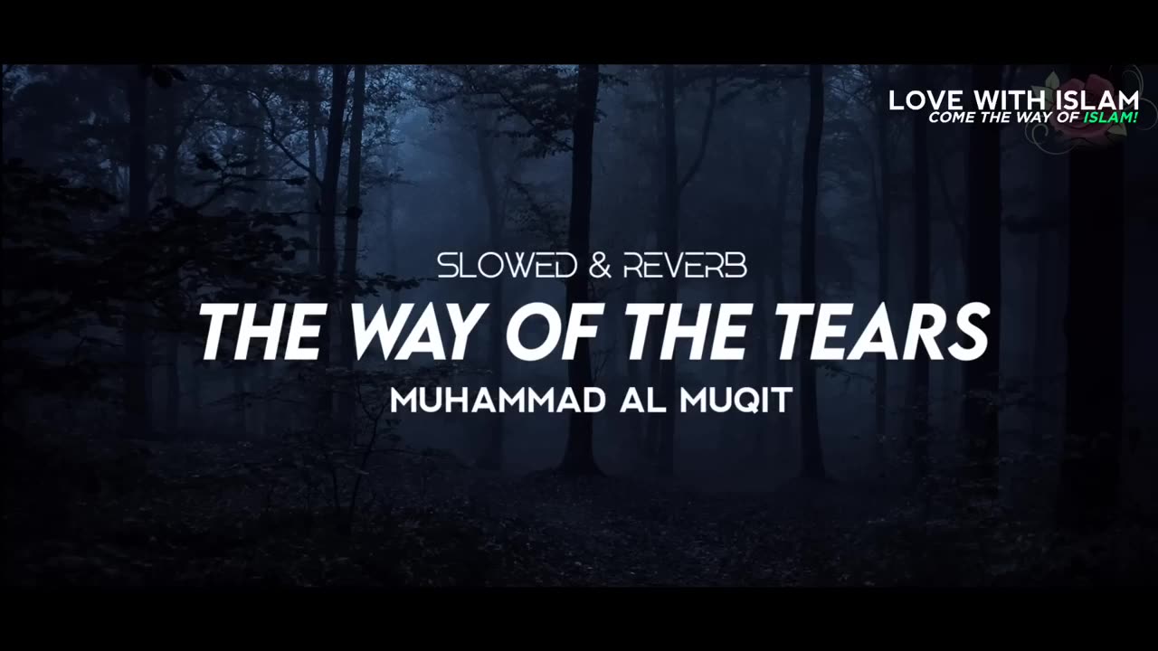 The Way Of The Tears Slowed Nasheed By Muhammad Al Muqit (Slowed + Reverb)