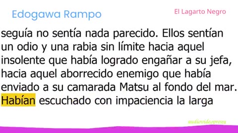 Edogawa Rampo - El Lagarto Negro 2/2