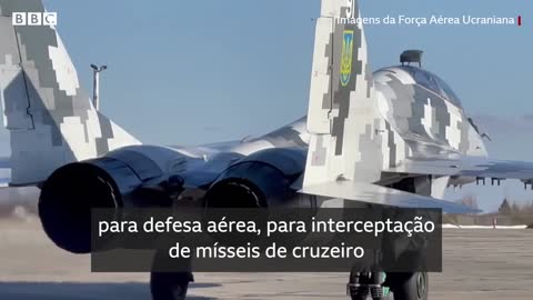 Guerra na Ucrânia: o piloto que 'caça' mísseis russos