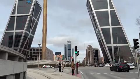 CAN YOU BELIEVE this is FREE in Madrid Puerta de Europa & Canal Isabel Madrid Spain