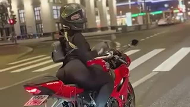 Ride a motorcycle