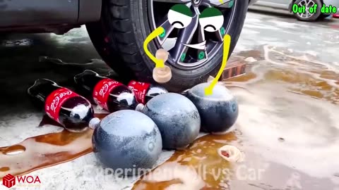 Funny Experiment By Car And Nails