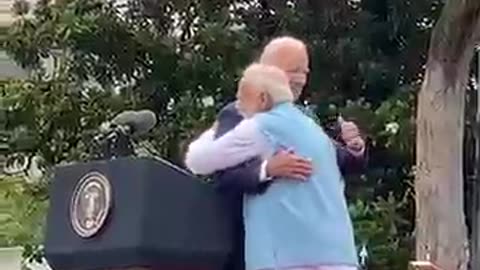 President Biden welcome pm modi to the US