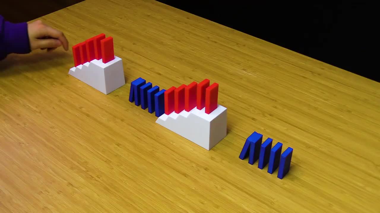 10 Domino Tricks using HALF-BRIDGES (+Tutorial)