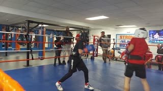 Joey sparring Dylan 11/1/22