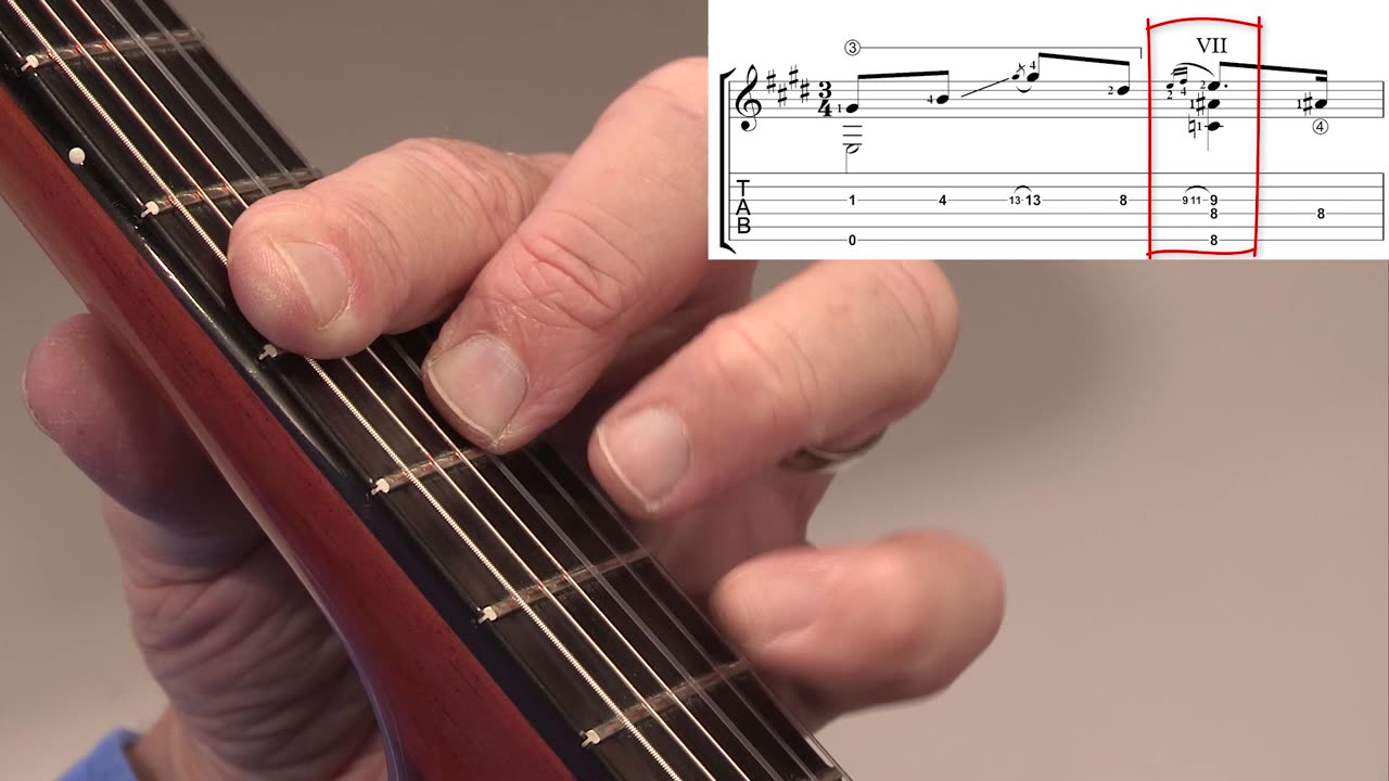 Tech Tip Collapse Left-Hand Tip Joints Video #7: Ornament in Adelita (Tarrega)