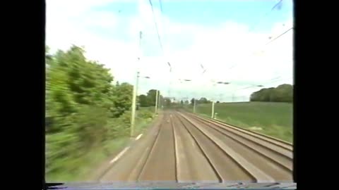 Cab Ride St Pancras to Sheffield Midland Mainline HST 1986