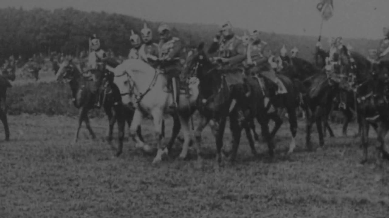 Emperor of Germany, Kaiser Wilhelm (1900's Original Black & White Film)