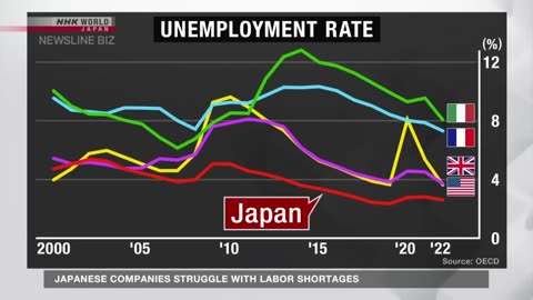 Japanese companies struggle with labor shortages