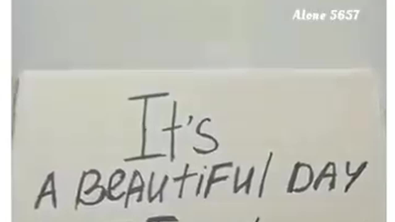 Respect Video "A day is beautiful but i can't see"