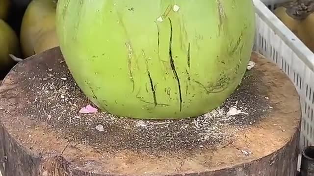 😋OMG ! pink coconut