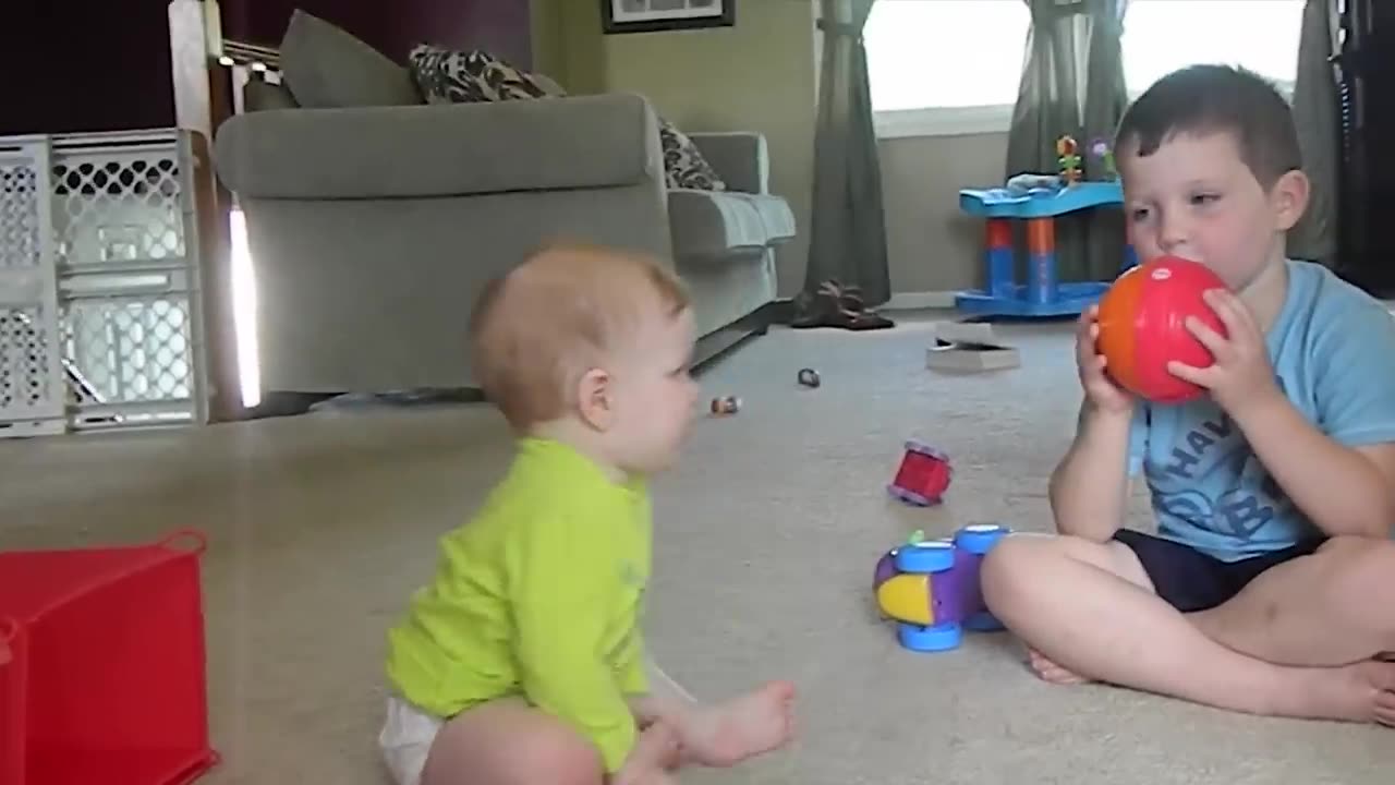 TRY NOT TO LAUGH: when Babies play sports | Funny Fails Video