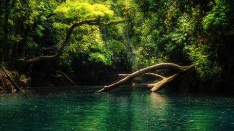 Meditate with beautiful forest relaxing music and nature sound