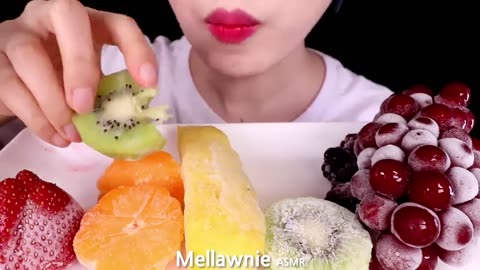 ASMR FROZEN FRUITS